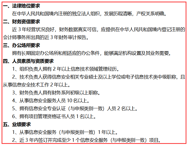 信息系統安全集成服務資質三級5大要求，卓航分享！